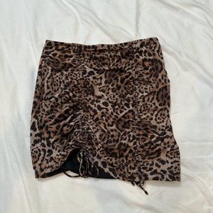 PRINCESS POLLY PERFECT CONDITION CHEETAH SKIRT